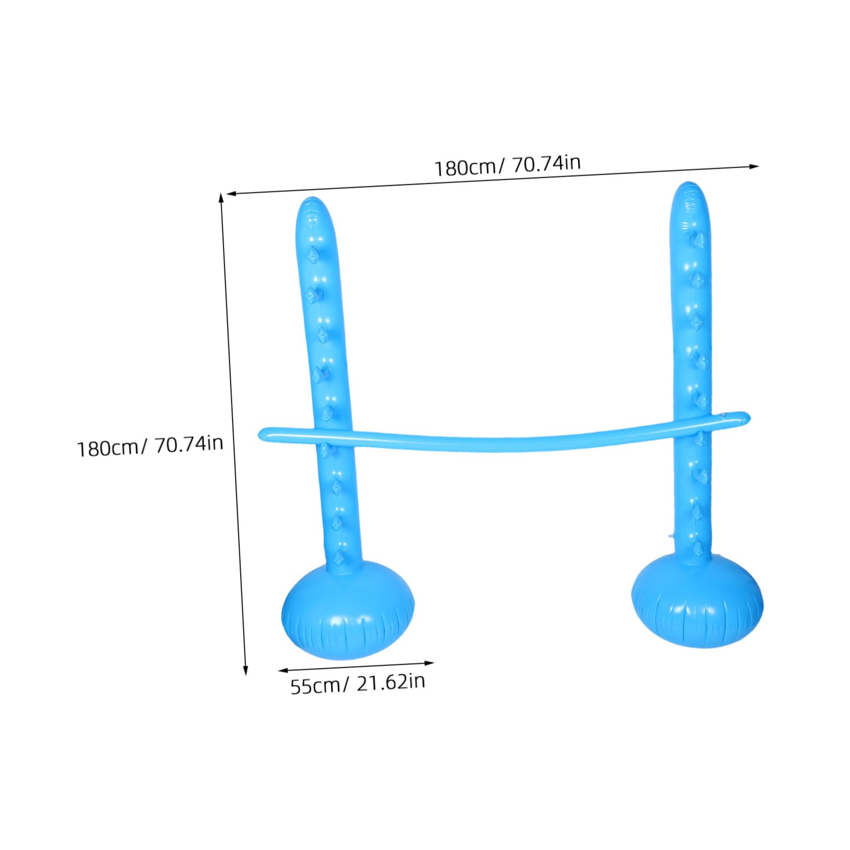 Totority Inflatable High Jump Pole for Kids Limbo Game Stick Party Decorations Hawaiian Games