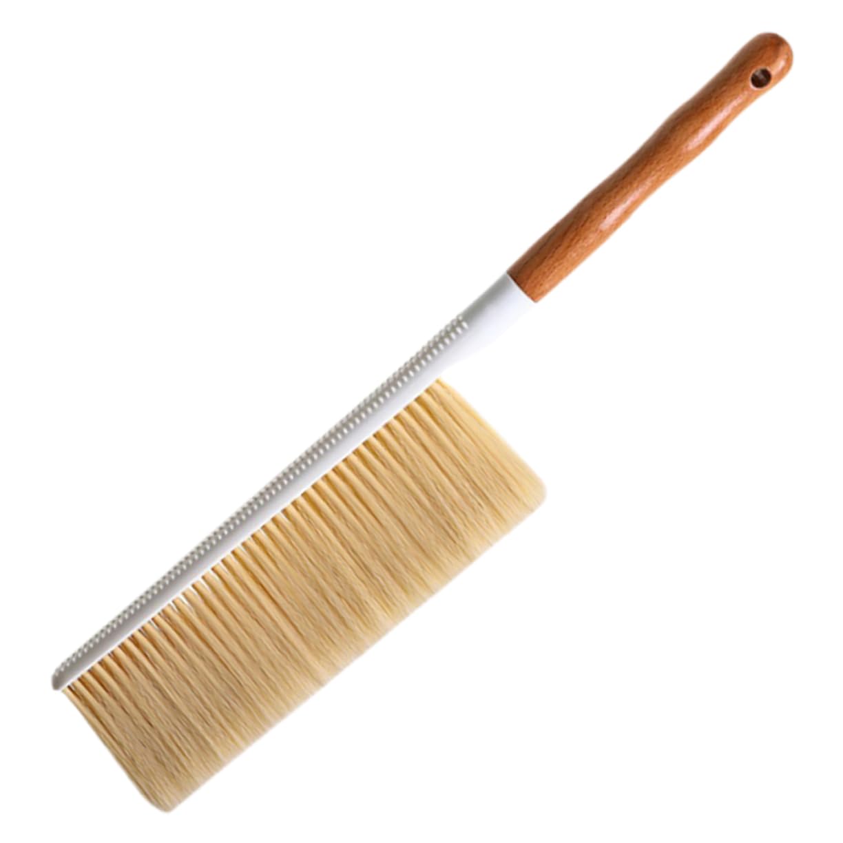 Ciieeo 4 Stück Handbesen mit Holzgriff Weiche Staubbürste für Möbeln und Oberflächen für Sofa Bett Schreibtisch und Fensterbänke