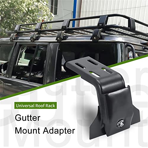 Smanni 1Pc Universal Roof Rack Gutter Mount Adapter Car Roof Mount Bracket Auto Accessories (Color : 12-16Cm 1Pc) #TOP4