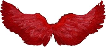Angel Wings, Wings Fairy Feather Wings Fallen Angel Costume with Elastic Straps, Fancy Dress Costume for Adult Kids Women Girls Performance Carnival Stage Christmas Birthday Party
