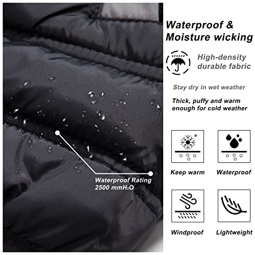 Vtuaol Men's Puffer Vest Outdoor Fleece Vest Hooded Padded Outerwear Vest For Travel Hiking Blue Us L #TOP5