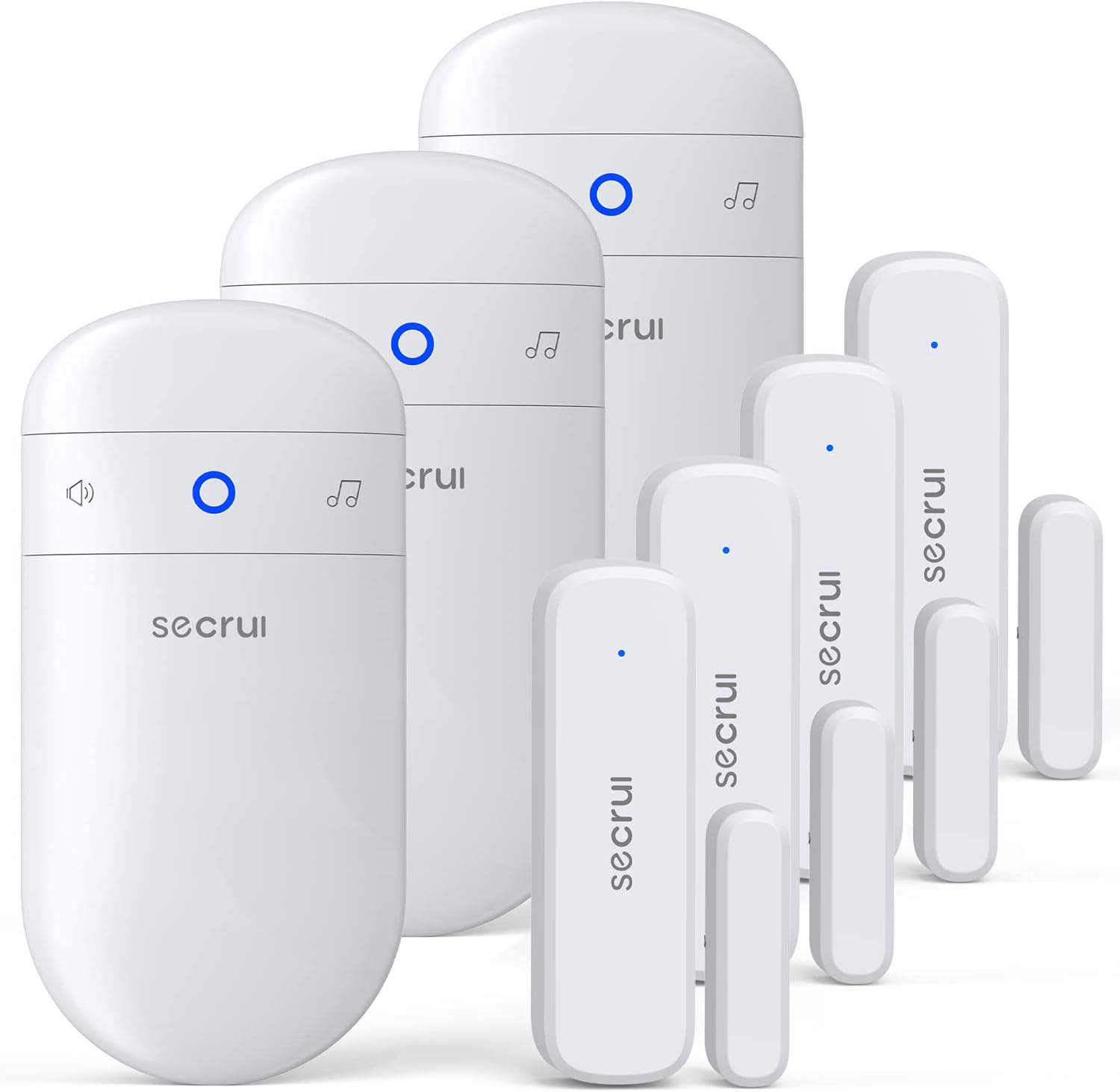 SECRUI Door Chime with Adjustable Volume Wireless Entry Alert with 52 Chimes 500ft Rage Door