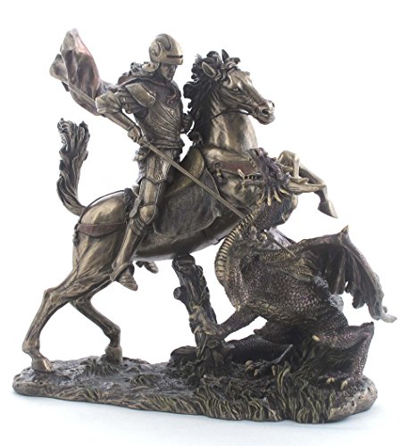 UNICORN STUDIO Saint George Dragon Slayer Figurine
