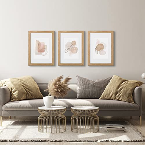 Fabian Clarke London® A3 Modern Oak Wooden Picture Photo Frame with White A4 Mount to Hang Portrait or Landscape - Cosy Home Interiors Fabian Clarke London® A3 Modern Oak Wooden Picture Photo Frame with White A4 Mount to Hang Portrait or Landscape - Image 6