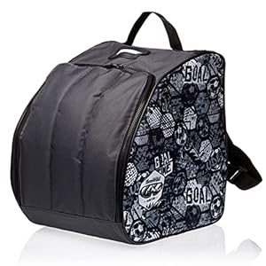 BAMBINIWELT – Borsa per scarponi da sci per bambini, con superficie di appoggio integrata e foro di scarico dell’acqua