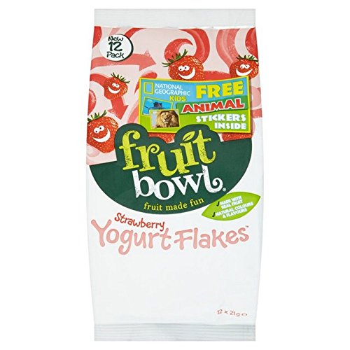 Fruit Bowl Strawberry Yogurt Flakes 252g - (Fruit Bowl) C`S[Ogt[N252O [sAi]