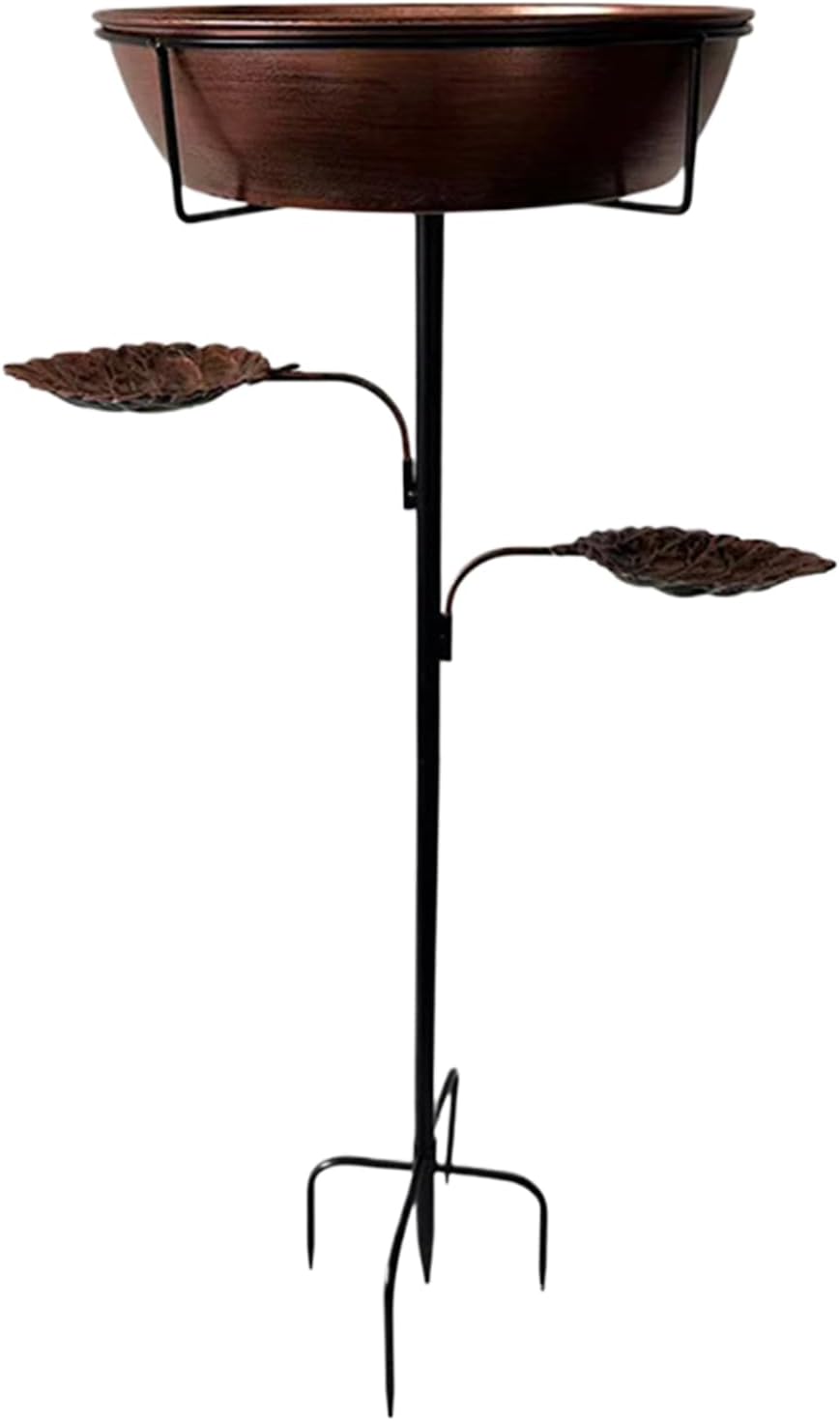 Bird Bath - Metal Rustproof Feeder, Removable Bowl, Durable Garden Accessory, Easy Clean Design | Gardens Lawn Decor Water for Garden Lawn Decor Water