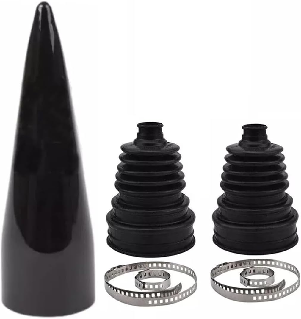 Universal Constant Velocity Joint Boot Set, 2 CV Boots, Universal Constant Velocity Joint Boot Set, Highly Flexible CV Boots for Cars