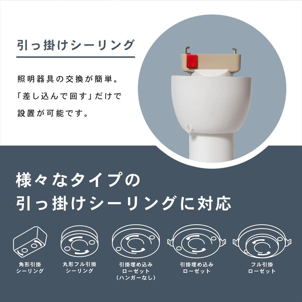 Amazon.co.jp : 【セット販売】ドウシシャ LEDファン付ライト 引掛け