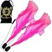 Angel Poi Spiral Poi- Practice Poi (PINK) by Flames N Games + Travel Bag!
