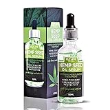 Hemp Seed Moisturizing Oil Serum - Fights Acne | Wrinkle, Fine Line & Acne Scar Reducing | Rejuvenates and Protects Face - 50ml