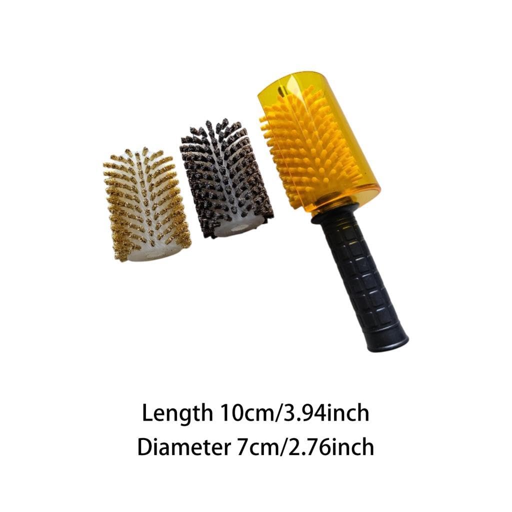 Kit de Brosse à Farter pour Snowboard et Ski, Brosse Rotative Nylon Laiton