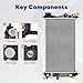 SYNTHACY Radiator Compatible with 2013-2015 Chevrolet Malibu, for 2016 Malibu Limited, for 2016-2018 Impala LS LT LTZ l4 2.5L