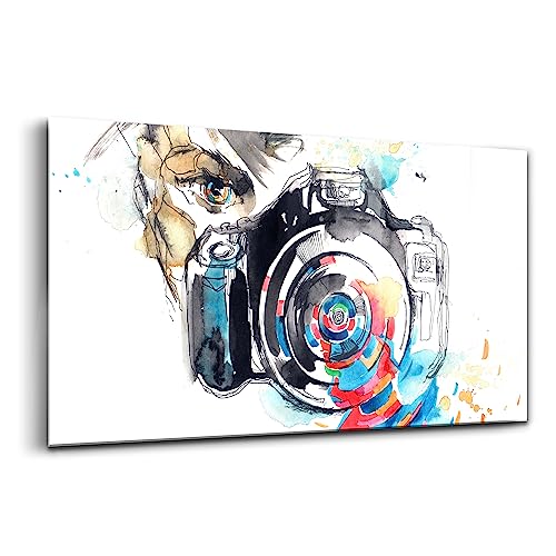 Image verre moderne Wallfluent 100x50cm pour salon lumineux