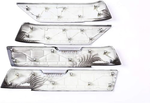 Miniatura 7 de YIWANG 4 piezas de fibra de carbono estilo ABS plástico interior decoración cubierta cubierta Trim para Land Rover Range Rover Sport RR Sport