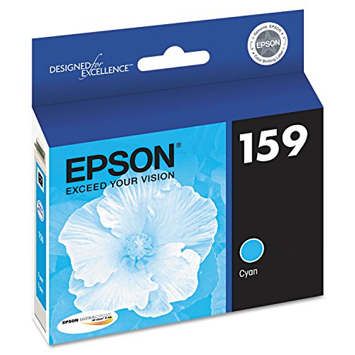 Epson T159220 OEM Ink - (159) Stylus Photo R2000 UltraChrome Hi-Gloss 1 Photo Cyan Ink Cartridge OEM