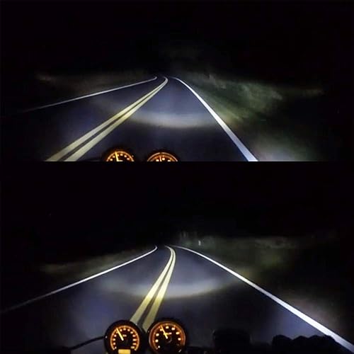 Miniatura 7 de Faro delantero LED de 5.75 pulgadas (14.61 cm) para Harley Davidson 883 Sportster Iron Dyna Street Bob, luz de conducción para motocicleta