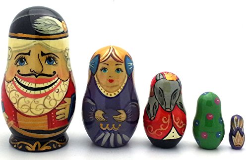 Nutcracker Russian Nesting Dolls Hand Painted 5 Piece Set Fairy Tale / Ballet By Buyrussiangifts #TOP1