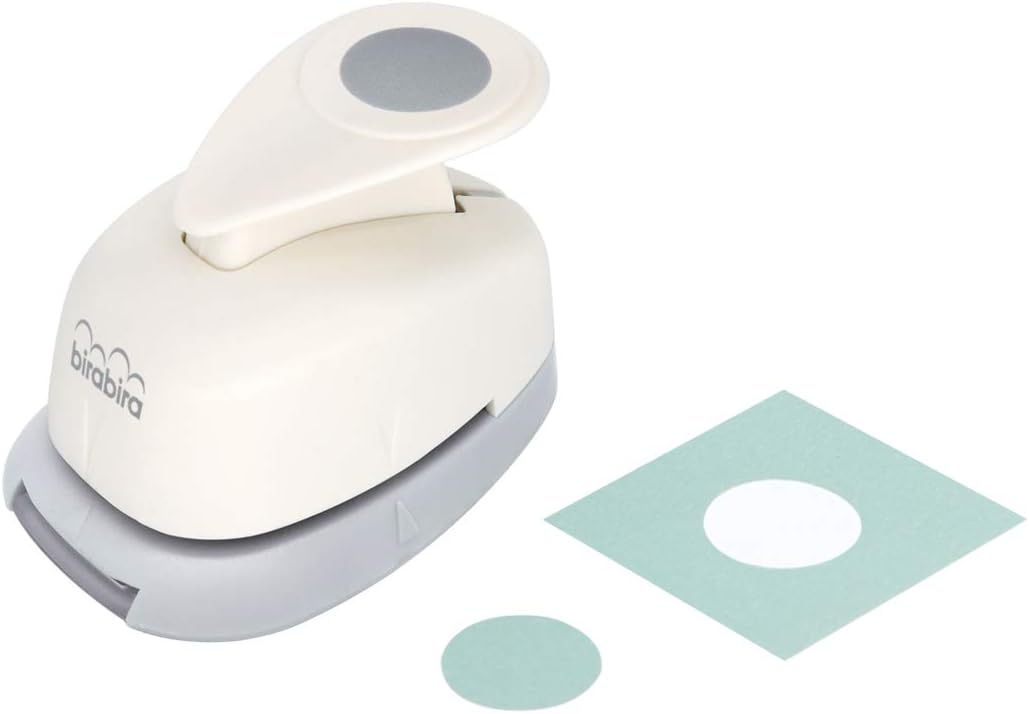 Bira Craft 5/8 inch Circle Shape Lever Action Craft Punch for Paper Crafting Scrapbooking…