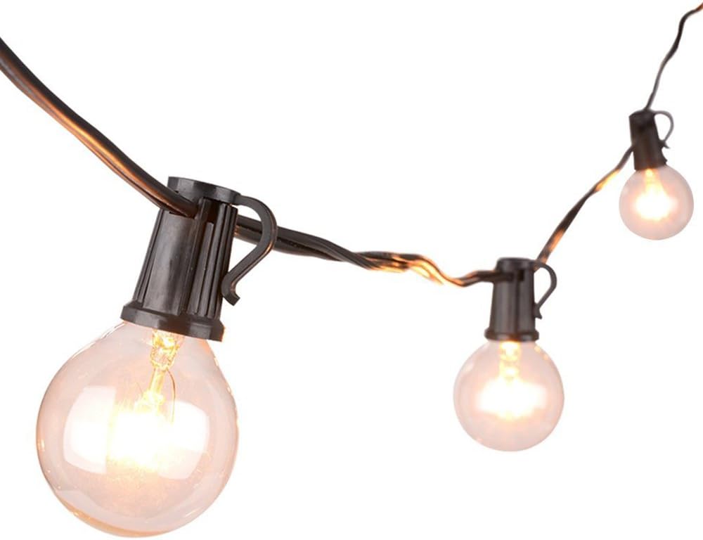 SoBrite 10 Solar Powered Festoon Globe Retro BULB Lights with 10 LEDs (White LED)