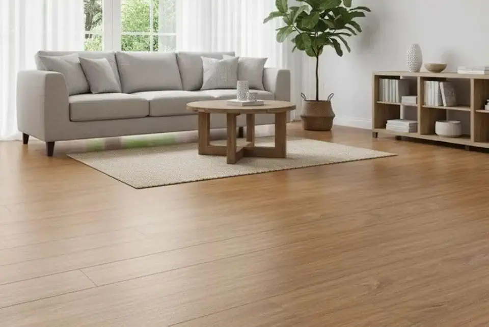 Piso Vinilico Autocolante Adesivo Para Chão Impermeável(Peroba,1,25m²)