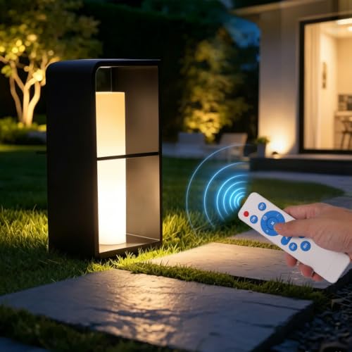 17" Solar Outdoor Floor Lamp, Solar Lanterns Outdoor Waterproof IP65