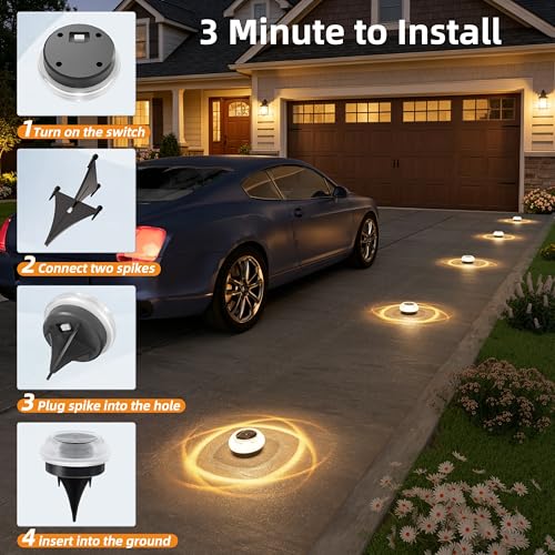 Mini Solar Pathway Lights 12 Pack DROPS TO - image 4