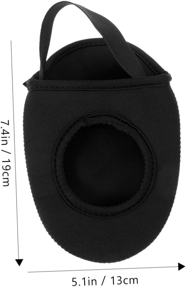 Anti-Slip Half Shoe Covers for Winter Cycling and Windproof Overshoes Durable Elastic for Road and Mountain Shoes Black