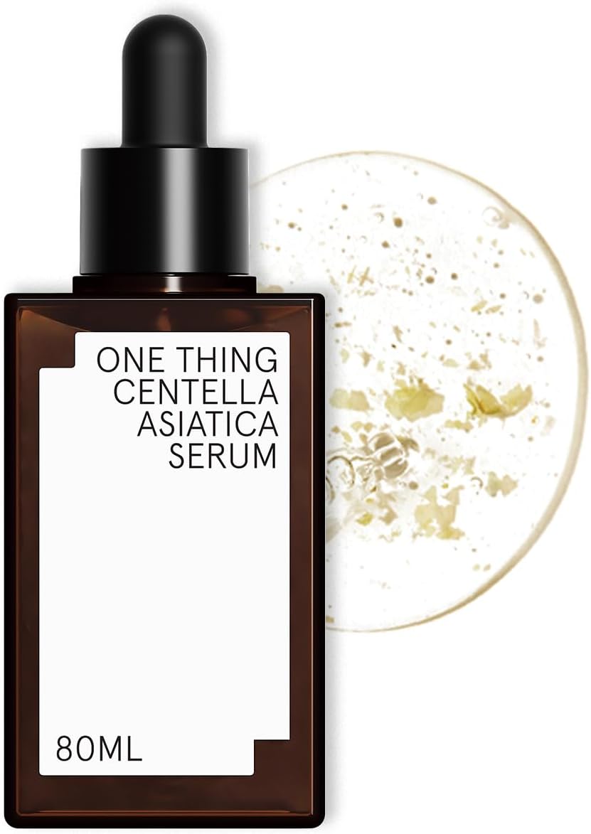 ONE THING Centella Asiatica Serum 2.7 Fl Oz | CICA HA Hyaluronic Acid Hydrating Soothing Ampoule for Oily Acne Prone Sensitive Irritated Facial Skin, Barrier Repair Fine Lines | Vegan Korean SkinCare