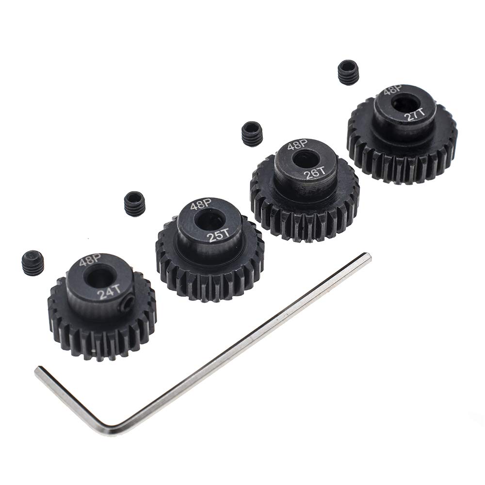 Amazon | 48P ピニオンギア 3.175mm セット 硬化 24T 25T 26T