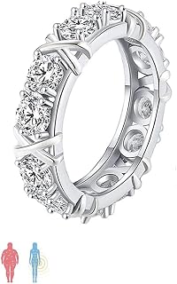 Magnetic Zircon Shaping Cross Full Moissanite Diamond Ring, Moissanite X Criss Cross Ring for Women Weight Loss Unclog Bloodstream and Lymph Nodes