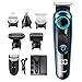 Produktbild 5 in 1 Profi Haarschneidemaschine, Haar Barttrimmer Nasentrimmer Bodygroomer, Haarschneider Bart Trimmer Herren Männer, 10 Längeneinstellungen,Haartrimmer Set