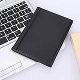 Alomejor Münzalbum, Kompakt, Tragbar, 120 Münzen, Sammelhalter für Münzsammelbuch-Fans, Rot (Black)