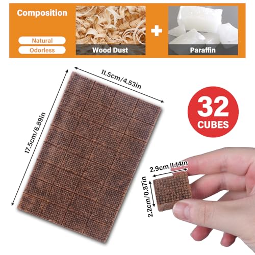 HGD Fire Starter, Natural Fire Starters for BBQ, Campfire, Fireplace, Charcoal, Wood Stove, Chimney, Fire Pit, Grill, Smoker, Indoor Outdoor Use - Image 4