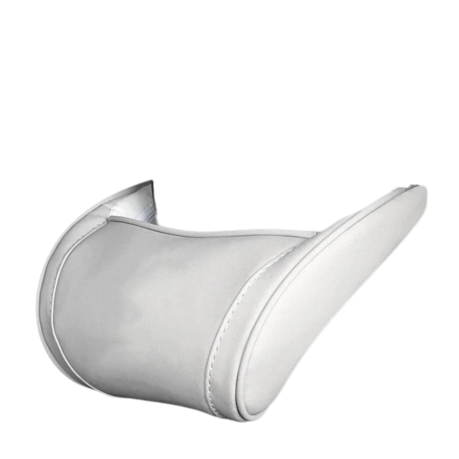 Cuscino Auto, Lombare del Collo Dell'auto Poggiatesta E Compatibile, Supporto Posteriore in Pelle Schiuma di Memoria-Coffee-2 PCS