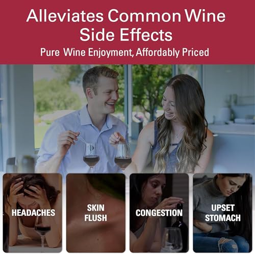 Image of PureWine The Wand Wine Purifier, Removes Sulfites - 8 Wands, Silver & Gold