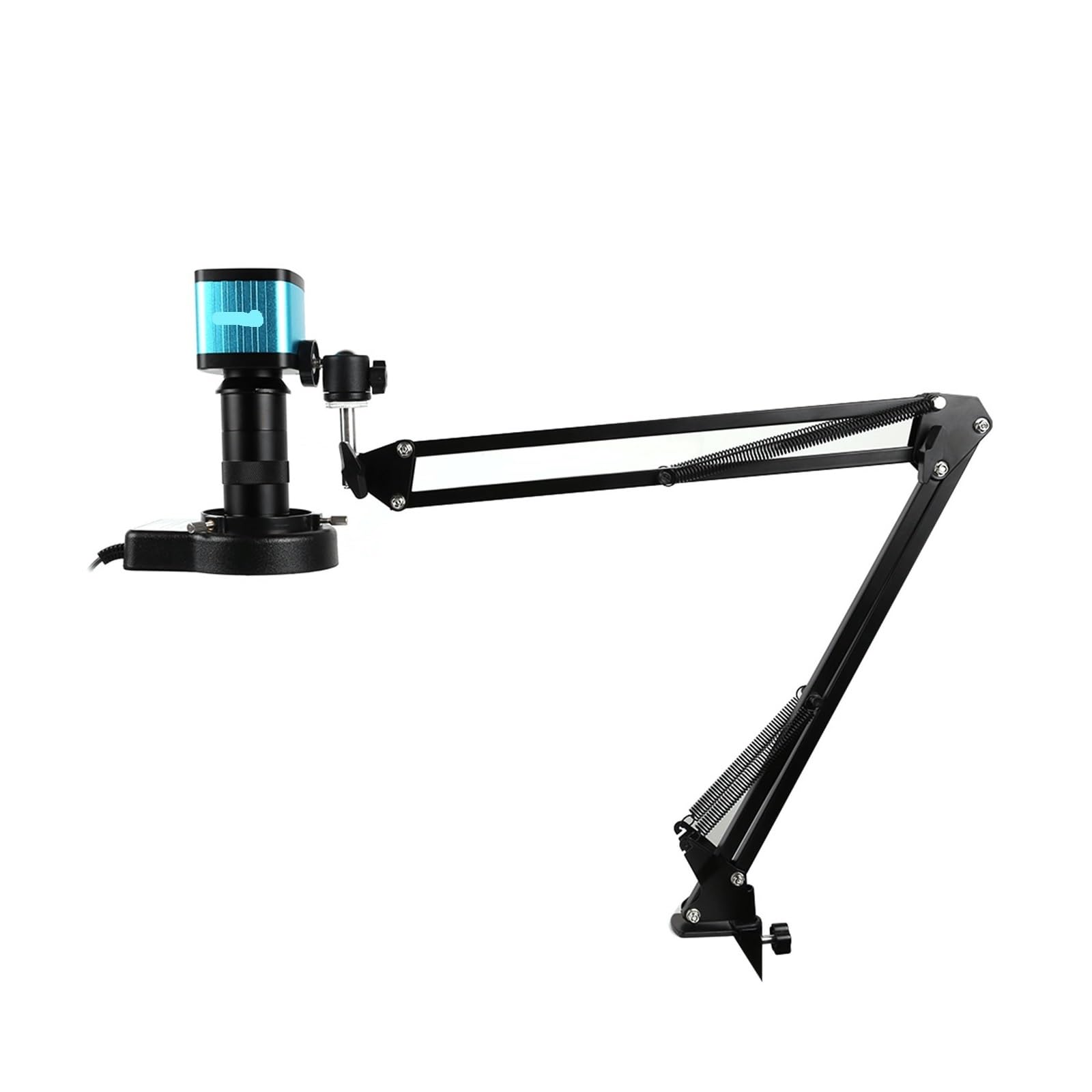 4K 48MP Digital Electronic Microscope Camera HDM/I USB Cantilever Stand C-Mount 1-150X Zoom Lens For Image Acquisition(Set B Stand)