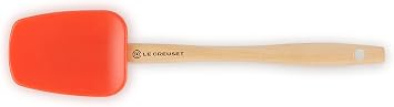 Le Creuset Silicone Tool, Gourmet Spatula, L Size, Total Length 11.0 inches 28 cm, Rubber Spoon, Scoop, Spatula, Orange, Heat Resistant, Cold Resistant