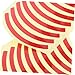 STOBOK 60pcs Pressure Gauge Marking Stickers Color Reflective Decals for Compliance Calibration UV Resistant Safety Labels for Industrial Equipment Green Yellow Red