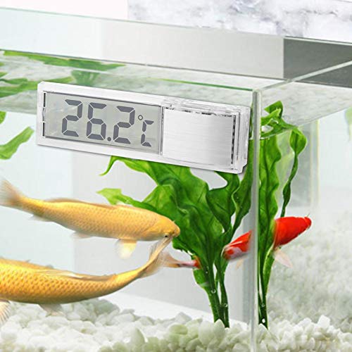 keyren Thermomètre d'aquarium Pratique, thermomètre électronique d'aquarium, pour thermomètre corporel intérieur