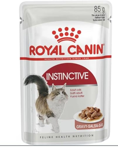 Royal Canin Instinctive in GRAVY Wet Adult Cat Food (48 x 85g)