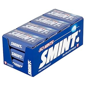 SMINT Mints Peppermint | 12 metalen blikjes met pepermunt pastilles | Suikervrije tandverzorging