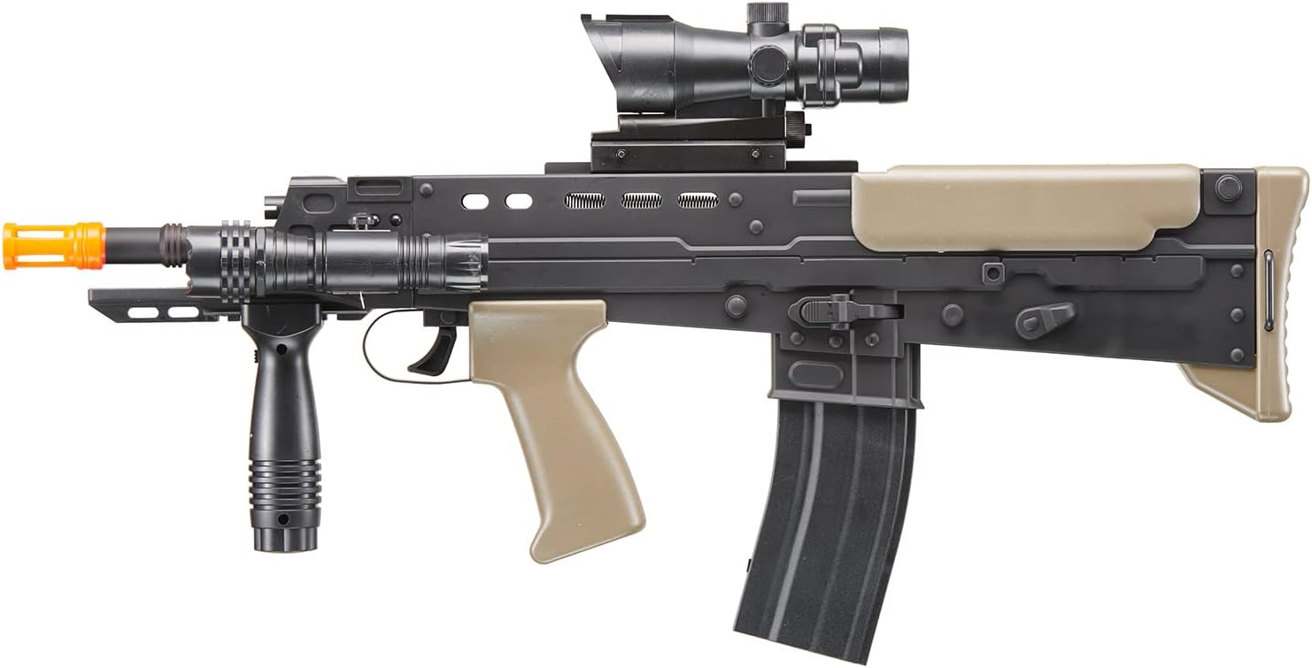 UKARMS L85 Airsoft Spring Powered Rifle (Color Black & OD