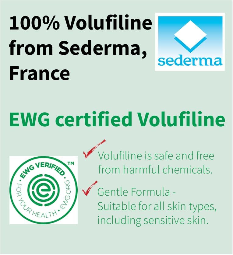 Nano Recipe 100% Volufiline 10ml (0.37 Fl Oz) Patented Cosmetic Ingredient from SEDERMA (France) Just Add A Few Drops DIY Skin Care Cosmetic Ingredient