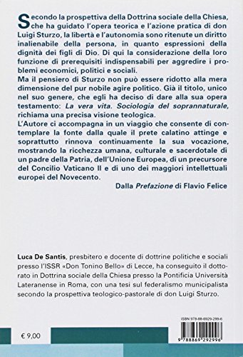 Autonomismo E Persona: Federalismo, Autonomia E Sociologia Del Soprannaturale Nel Pensiero Di Don Luigi Sturzo - 2