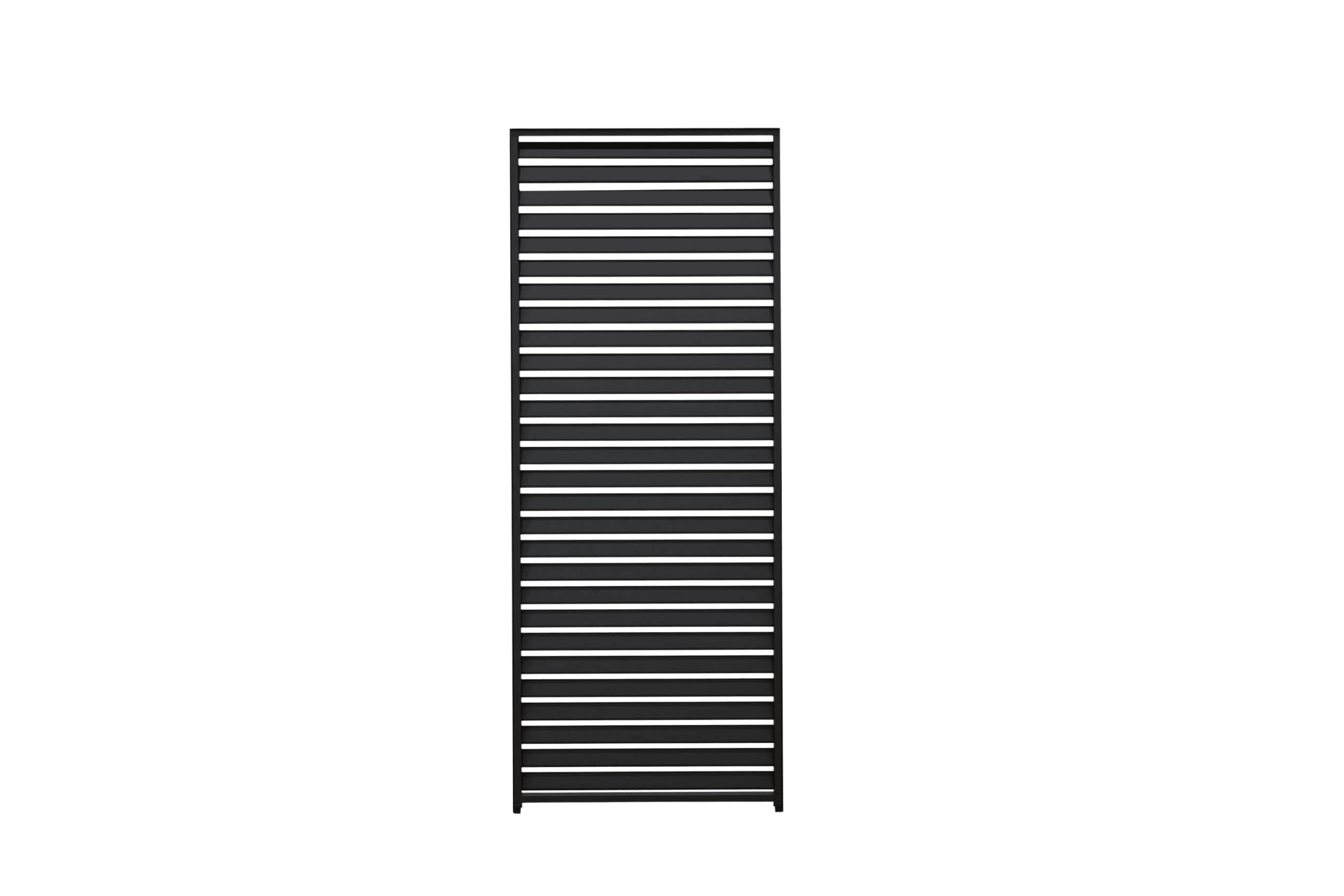 MIRADOR Lamellenwand Sonnenrollo 0,93 m Aluminium Anthrazit für Solid und Basic Pergola