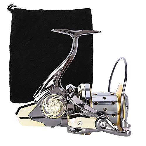 Spinning Angelrolle, Gx All Metal Führungsstangenstruktur Anti-Meerwasser-Angelrolle Angelschnur Spinnrad Langstrecken…