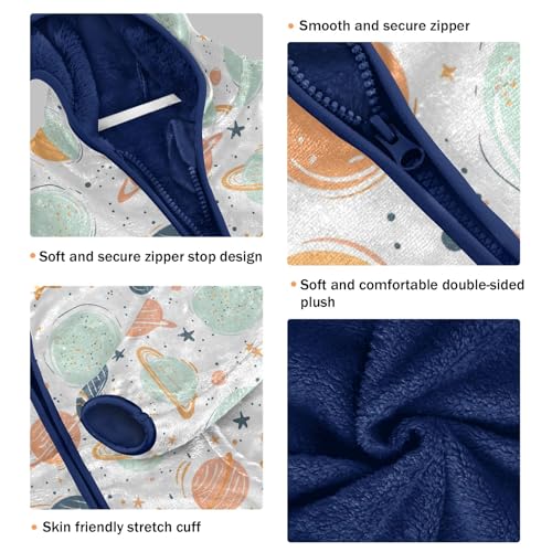 CHIFIGNO Butterfly Flower Toddler Jacket Kids Zip up Jacket Toddler Boy Winter Coat Thick Warm Outerwear 3-10Y3