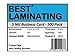 Best Laminating - 5 Mil Business Card Therm. Laminating Pouches - 2-1/4 x 3-3/4 - 500 Pack