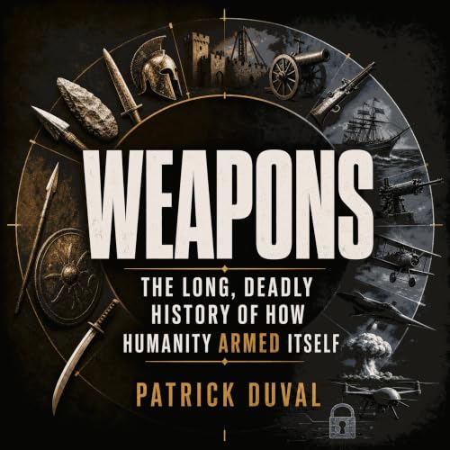 Weapons: The Long, Deadly History of How Humanity Armed Itself Audiolibro Por Patrick Duval arte de portada